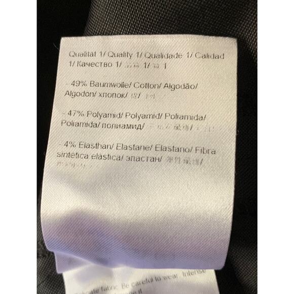 Escada Women's Dress Pants Black Hi-Rise Stretch Straight Leg Size Medium - Picture 7 of 8